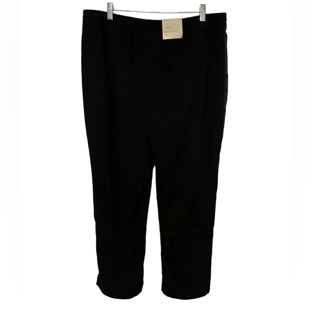 A New Day Black High Rise Relaxed Hip & Thigh Jogger Pants With Pockets XL - NWT